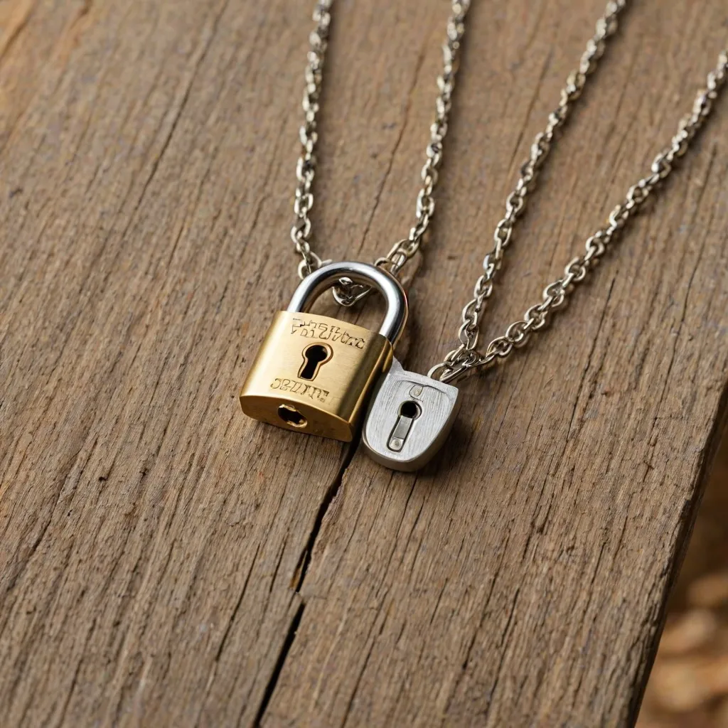 Naszyjnik z kłódką - co to znaczy?