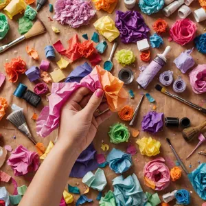 Jak zafarbować włosy bibułą?